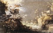 Roelant Savery Landscape w Animals painting